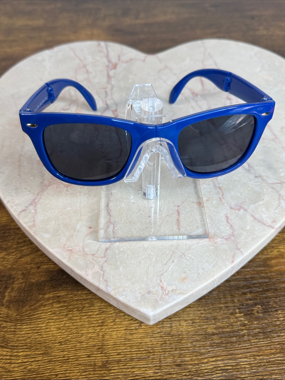 Blue Foldable Sunglasses - Lightweight UV Shades